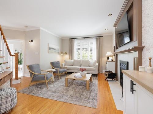 Salon - 71 Boul. De Fontainebleau, Blainville, QC - Indoor Photo Showing Living Room With Fireplace