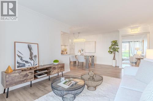 408 - 21 Knightsbridge Road, Brampton (Queen Street Corridor), ON - Indoor Photo Showing Living Room