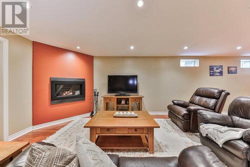 1368 Outlook Terrace, Oakville (Glen Abbey), ON - Indoor Photo Showing Basement With Fireplace