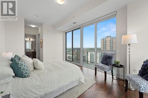 1401 - 8 Ann Street, Mississauga (Port Credit), ON - Indoor Photo Showing Bedroom