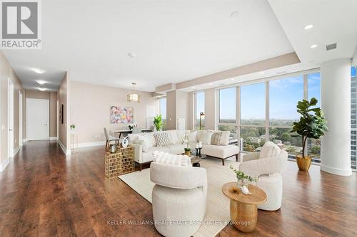 1401 - 8 Ann Street, Mississauga, ON - Indoor Photo Showing Living Room