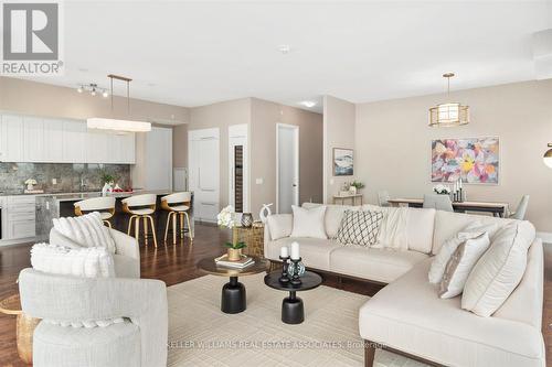 1401 - 8 Ann Street, Mississauga, ON - Indoor Photo Showing Living Room