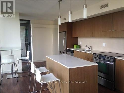 1602 - 110 Charles Street E, Toronto, ON - Indoor Photo Showing Kitchen With Stainless Steel Kitchen