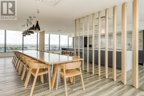 202 - 150 Logan Avenue, Toronto (South Riverdale), ON - Indoor Photo Showing Dining Room