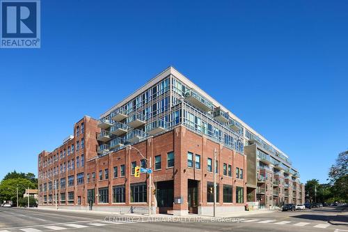 202 - 150 Logan Avenue, Toronto (South Riverdale), ON - Outdoor With Facade