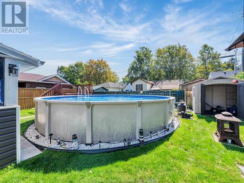 12 King Street, Leamington, ON - Outdoor With Above Ground Pool With Backyard With Exterior