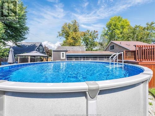 12 King Street, Leamington, ON - Outdoor With Above Ground Pool