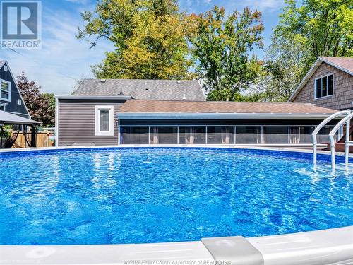 12 King Street, Leamington, ON - Outdoor With Above Ground Pool