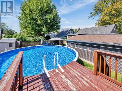 12 King Street, Leamington, ON - Outdoor With Above Ground Pool