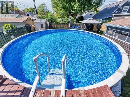 12 King Street, Leamington, ON - Outdoor With Above Ground Pool With Backyard