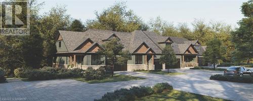 Builder's Renderings - 16 Cedar Creek Private Unit# 24, Saugeen Shores, ON - Outdoor With Facade