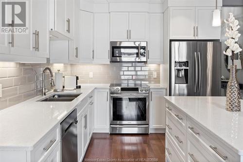 1622 Cypress, Windsor, ON - Indoor Photo Showing Kitchen With Double Sink With Upgraded Kitchen