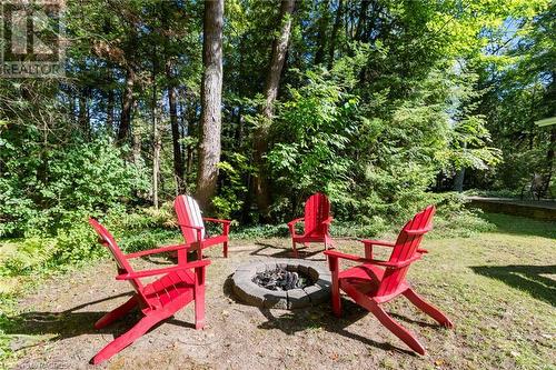 Backyard Fire pit - 7 Jay Street, Saugeen Shores, ON - Outdoor