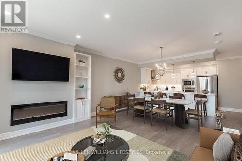 202 - 460 Callaway Road, London, ON - Indoor Photo Showing Living Room With Fireplace