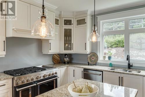 5 Honeysuckle Hill, St Phillips, NL - Indoor Photo Showing Kitchen With Double Sink With Upgraded Kitchen