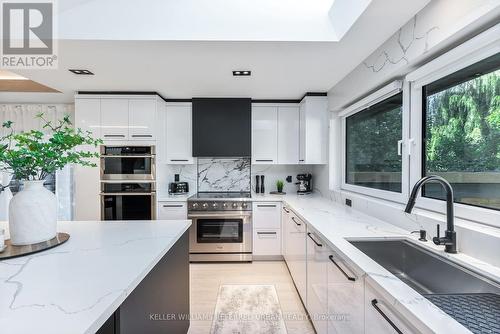 38 Neilson Drive, Toronto (Islington-City Centre West), ON - Indoor Photo Showing Kitchen With Stainless Steel Kitchen With Upgraded Kitchen