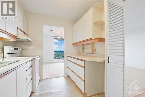 You even have a view from the kitchen. - 665 Bathgate Drive Unit#1401, Ottawa, ON - Indoor Photo Showing Kitchen