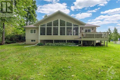 Backyard - 220 Garfield Street, Gananoque, ON - Outdoor With Deck Patio Veranda