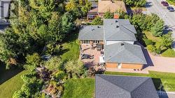 Aerial view of this beautiful home that has a very large footprint - 