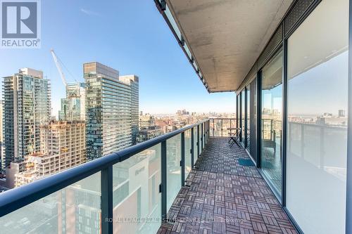 2309 - 101 Peter Street, Toronto (Waterfront Communities), ON - Outdoor With Balcony With Exterior