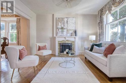 135 Church Street, Toronto (Weston), ON - Indoor Photo Showing Living Room With Fireplace