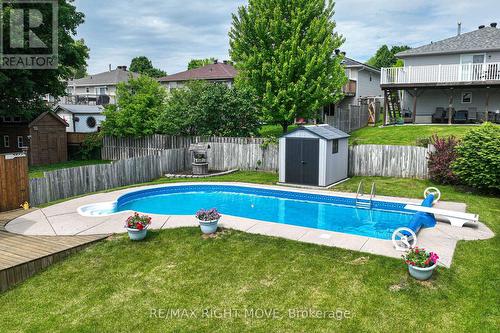 320 Park Street, Orillia, ON - Outdoor With In Ground Pool With Backyard