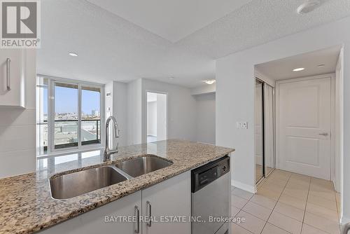 803 - 205 Sherway Gardens Road, Toronto (Islington-City Centre West), ON - Indoor Photo Showing Kitchen With Double Sink