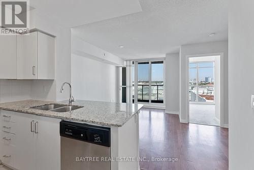 803 - 205 Sherway Gardens Road, Toronto (Islington-City Centre West), ON - Indoor Photo Showing Kitchen With Double Sink