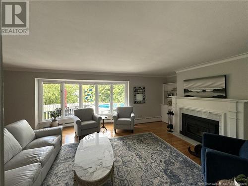 2773 Rothesay Road, Rothesay, NB - Indoor Photo Showing Living Room With Fireplace