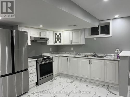 91 Earlsbridge Boulevard, Brampton, ON - Indoor Photo Showing Kitchen With Stainless Steel Kitchen With Double Sink