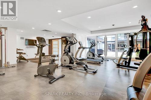 1018 - 15 James Finlay Way, Toronto (Downsview-Roding-Cfb), ON - Indoor Photo Showing Gym Room