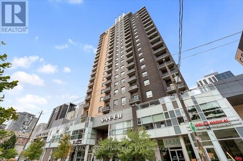 2103 - 318 Spruce Street, Waterloo, ON - Outdoor With Balcony With Facade