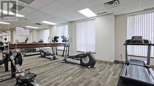 1902 - 3 Pemberton Avenue, Toronto (Newtonbrook East), ON - Indoor Photo Showing Gym Room