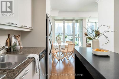 806 - 25 Scrivener Square, Toronto (Rosedale-Moore Park), ON - Indoor Photo Showing Kitchen With Double Sink