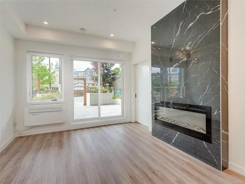 307-654 Granderson Rd, Langford, BC - Indoor With Fireplace