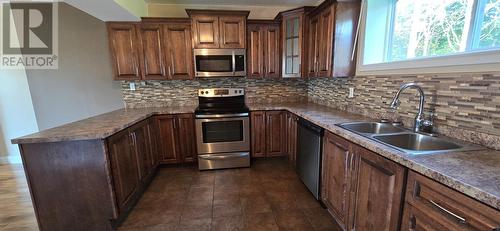 250 Main Street, Burin, NL - Indoor Photo Showing Kitchen With Double Sink