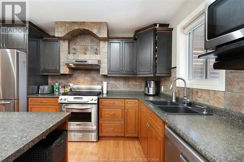 884 Westwood, Lakeshore, ON - Indoor Photo Showing Kitchen With Double Sink