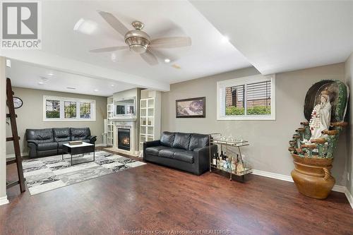 884 Westwood, Lakeshore, ON - Indoor Photo Showing Living Room With Fireplace