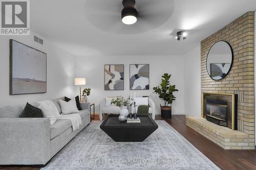 99 Midale Road, London, ON - Indoor Photo Showing Living Room With Fireplace