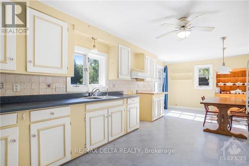 75 Union Street, Champlain, ON - Indoor Photo Showing Kitchen With Double Sink