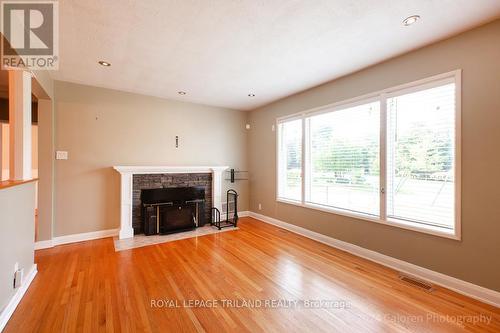 735 Leroy Avenue, London, ON - Indoor Photo Showing Living Room With Fireplace