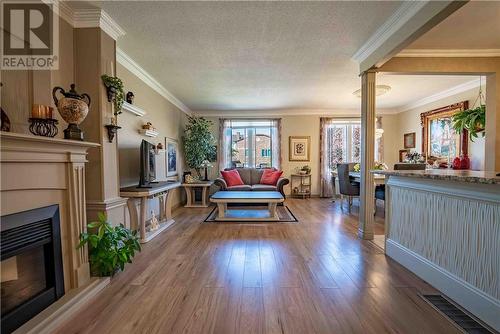 996 Arthur Street, Sudbury, ON - Indoor Photo Showing Living Room With Fireplace