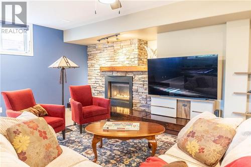 612 Corsi Hill, Sudbury, ON - Indoor Photo Showing Living Room With Fireplace