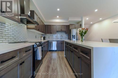 3293 Homestead Drive, Hamilton, ON - Indoor Photo Showing Kitchen With Stainless Steel Kitchen With Upgraded Kitchen