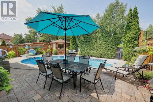 1205 Barnswallow Court, Mississauga, ON - Outdoor With In Ground Pool With Deck Patio Veranda