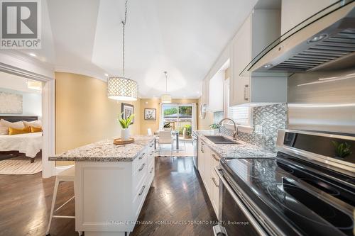 25 Feltham Avenue, Toronto (Rockcliffe-Smythe), ON - Indoor Photo Showing Kitchen With Double Sink With Upgraded Kitchen