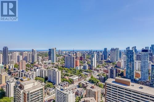 3703 - 33 Charles Street, Toronto (Church-Yonge Corridor), ON - Outdoor With View