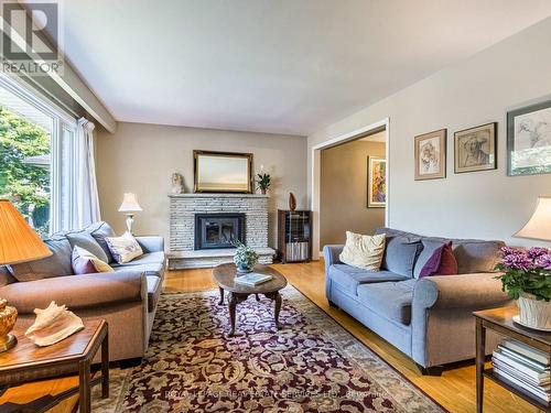 19 Haslemere Avenue, Brampton (Brampton East), ON - Indoor Photo Showing Living Room With Fireplace