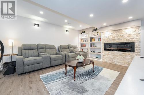 3396 Liptay Avenue, Oakville (Palermo West), ON - Indoor Photo Showing Living Room With Fireplace