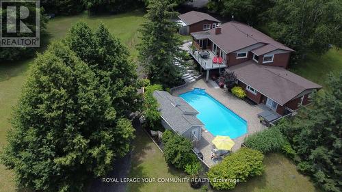 S10755 Sideroad 17, Brock (Sunderland), ON - Outdoor With In Ground Pool With View